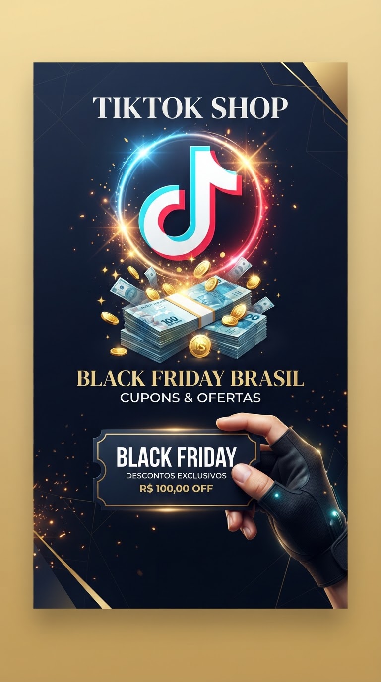 TikTok Shop turbina Black Friday com R$ 100 milhões em cupons