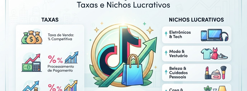 TikTok Shop no Brasil: Taxas e Nichos Lucrativos