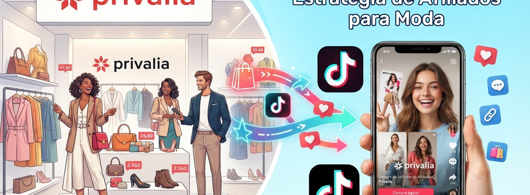 Privalia entra no jogo do TikTok com programa de afiliados