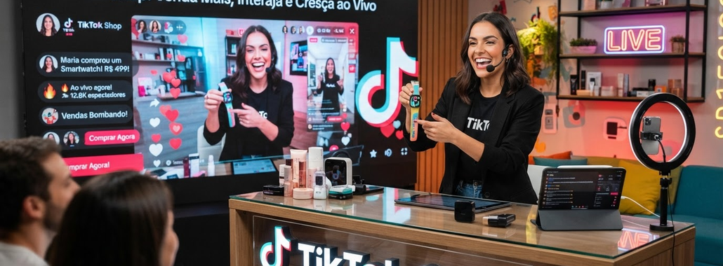 TikTok Shop: Live Commerce é o Rei das Compras