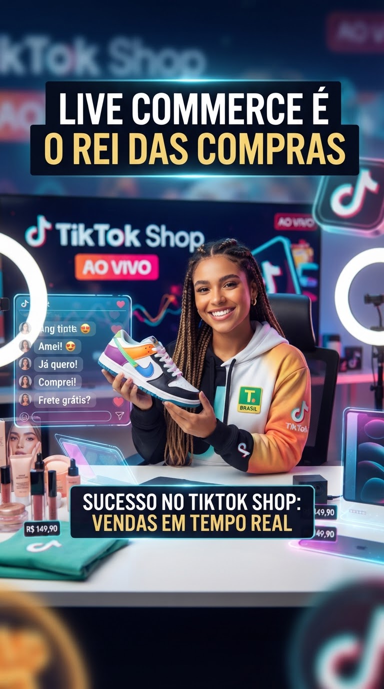TikTok Shop: Live Commerce é o Rei das Compras