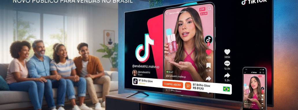 TikTok na TV: Novo público para vendas no Brasil