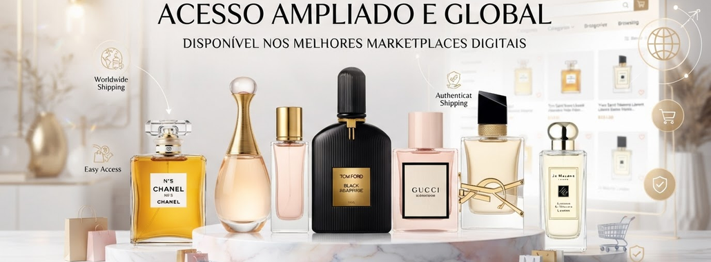 Perfumaria de Luxo Invade Marketplaces: Acesso Ampliado