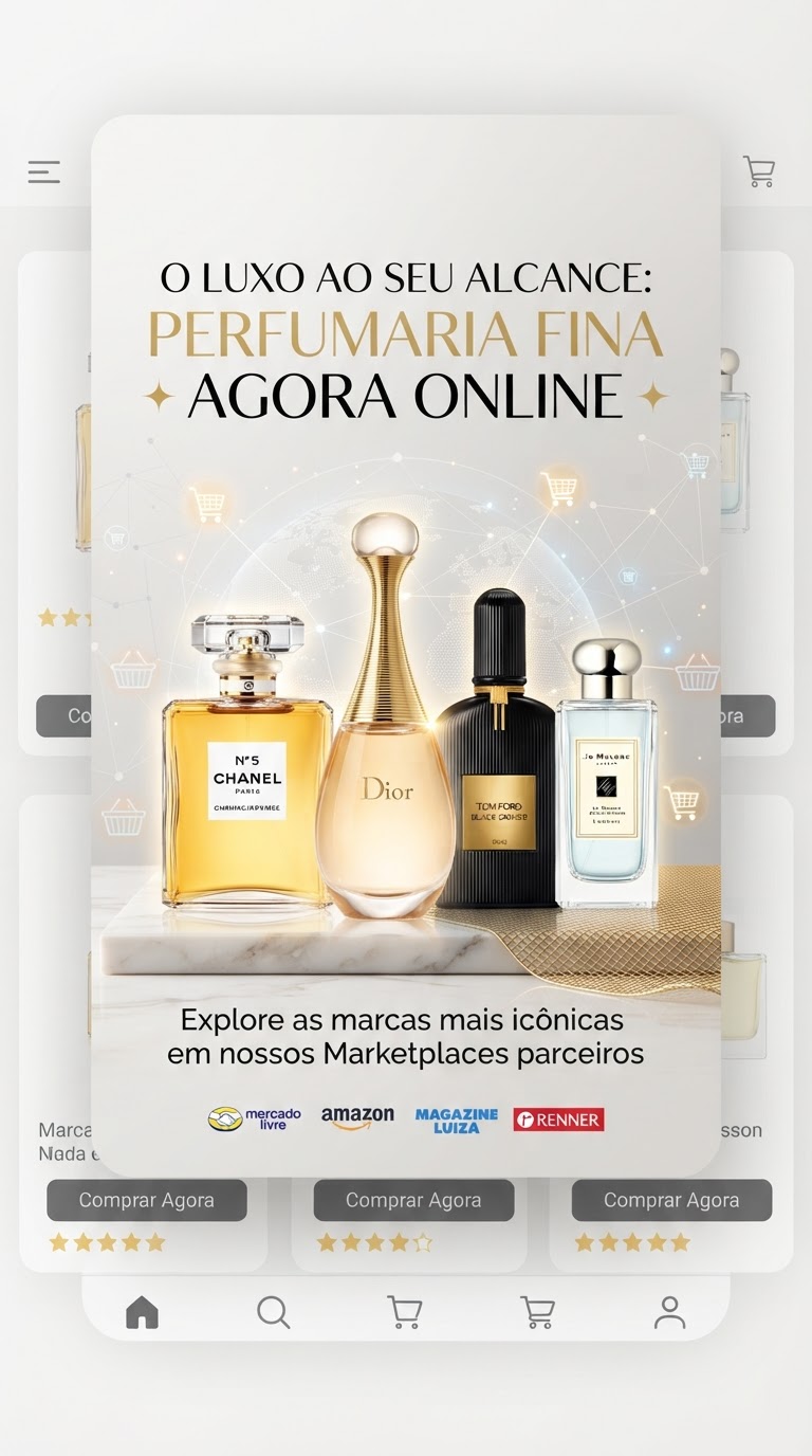 Perfumaria de Luxo Invade Marketplaces: Acesso Ampliado