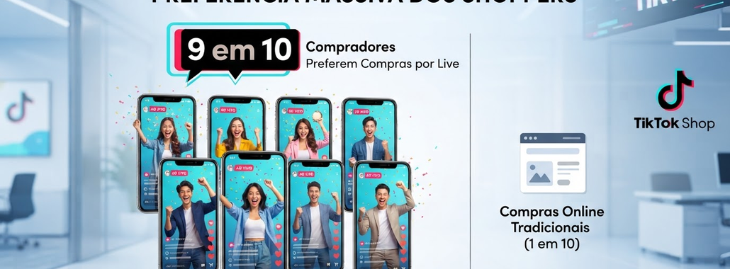 Lives Dominam TikTok Shop: 9 de 10 Shoppers Preferem