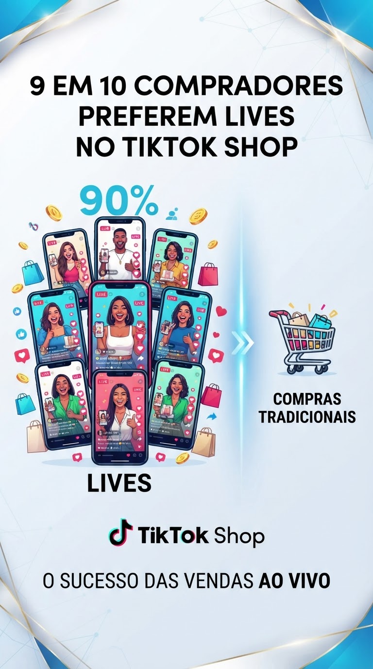 Lives Dominam TikTok Shop: 9 de 10 Shoppers Preferem